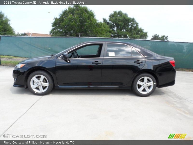 Attitude Black Metallic / Black/Ash 2012 Toyota Camry SE