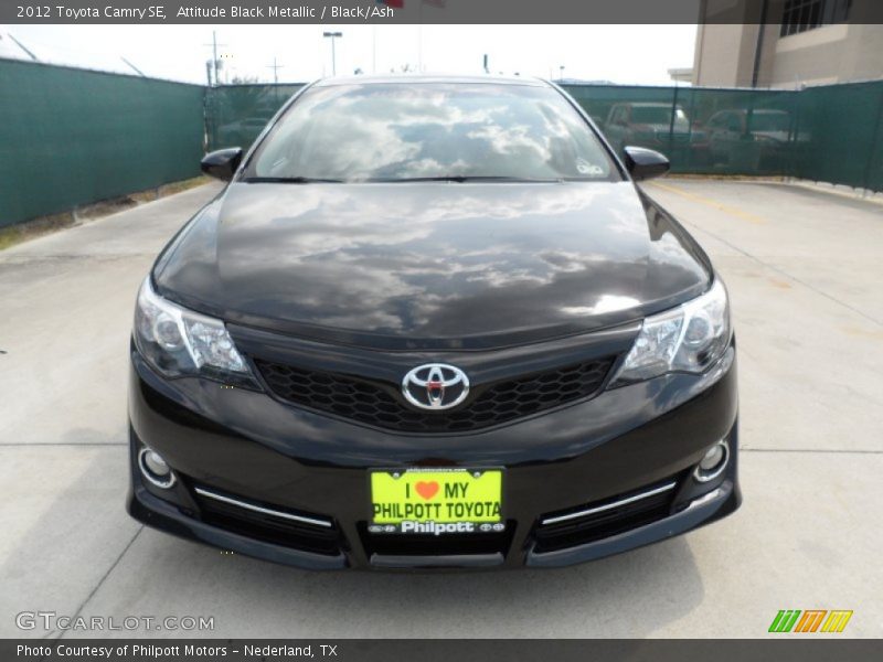 Attitude Black Metallic / Black/Ash 2012 Toyota Camry SE