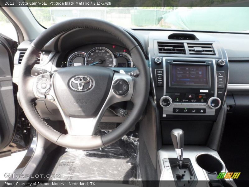 Attitude Black Metallic / Black/Ash 2012 Toyota Camry SE