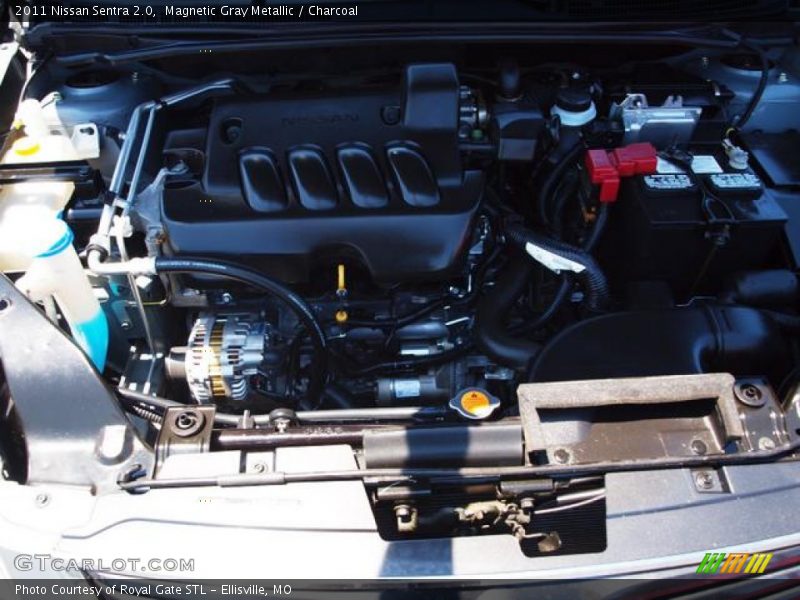 Magnetic Gray Metallic / Charcoal 2011 Nissan Sentra 2.0
