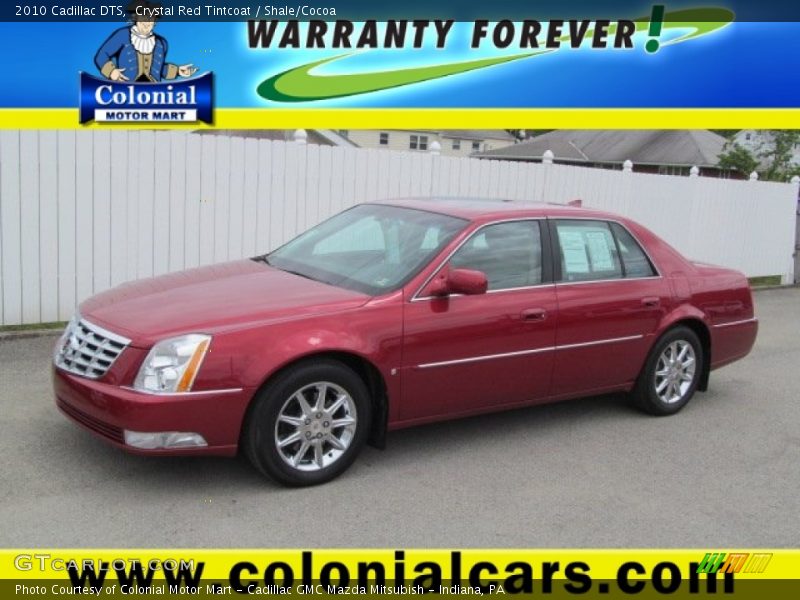 Crystal Red Tintcoat / Shale/Cocoa 2010 Cadillac DTS