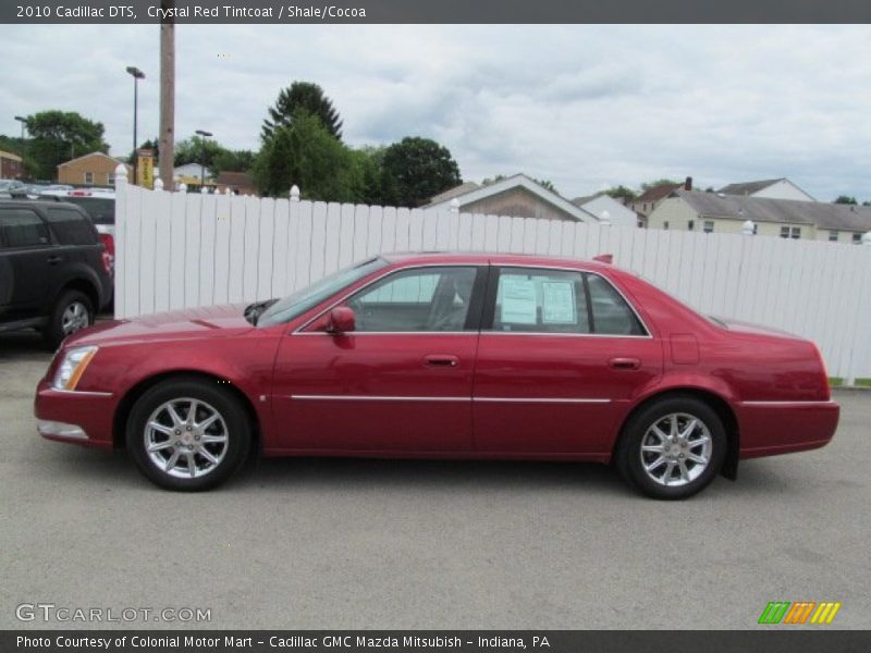 Crystal Red Tintcoat / Shale/Cocoa 2010 Cadillac DTS