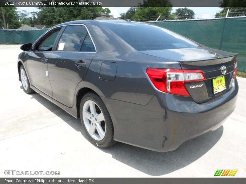 Magnetic Gray Metallic / Black 2012 Toyota Camry SE