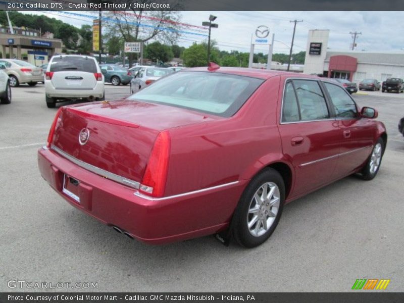 Crystal Red Tintcoat / Shale/Cocoa 2010 Cadillac DTS