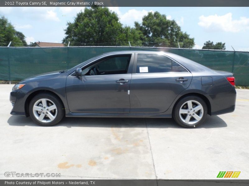 Magnetic Gray Metallic / Black 2012 Toyota Camry SE