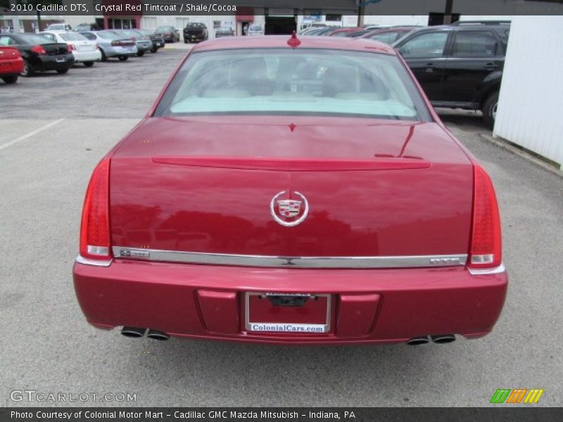 Crystal Red Tintcoat / Shale/Cocoa 2010 Cadillac DTS