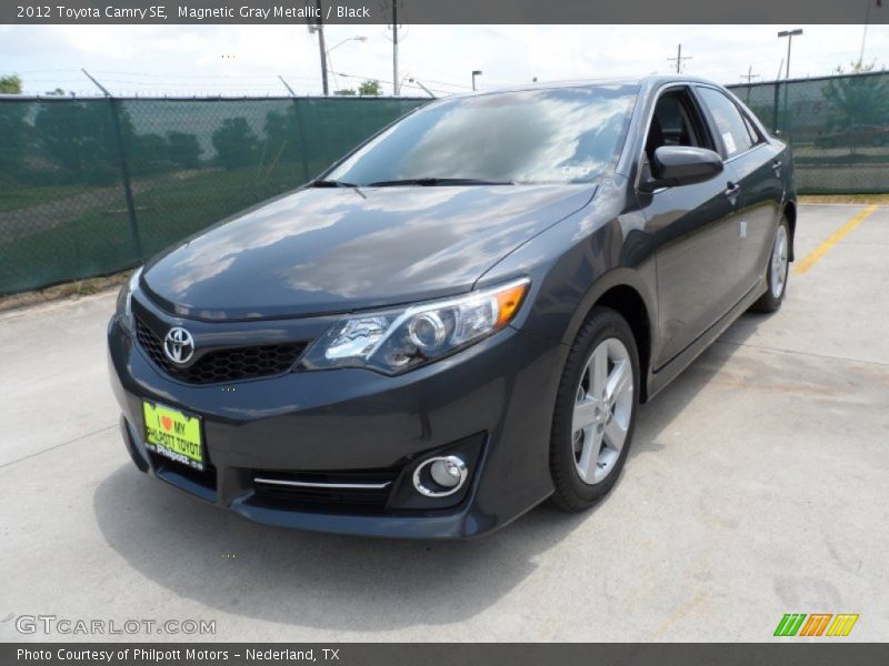 Magnetic Gray Metallic / Black 2012 Toyota Camry SE