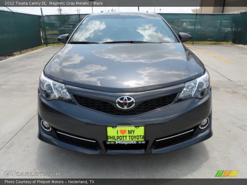 Magnetic Gray Metallic / Black 2012 Toyota Camry SE