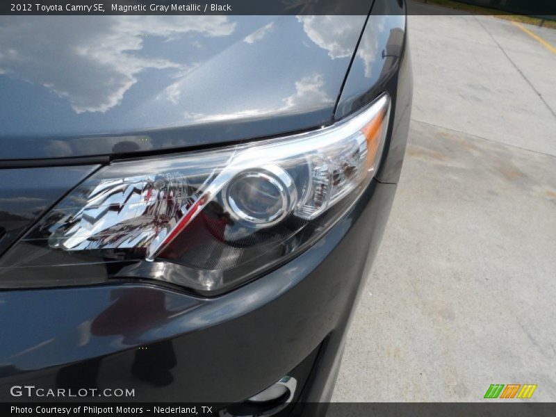 Magnetic Gray Metallic / Black 2012 Toyota Camry SE