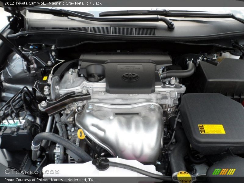 Magnetic Gray Metallic / Black 2012 Toyota Camry SE