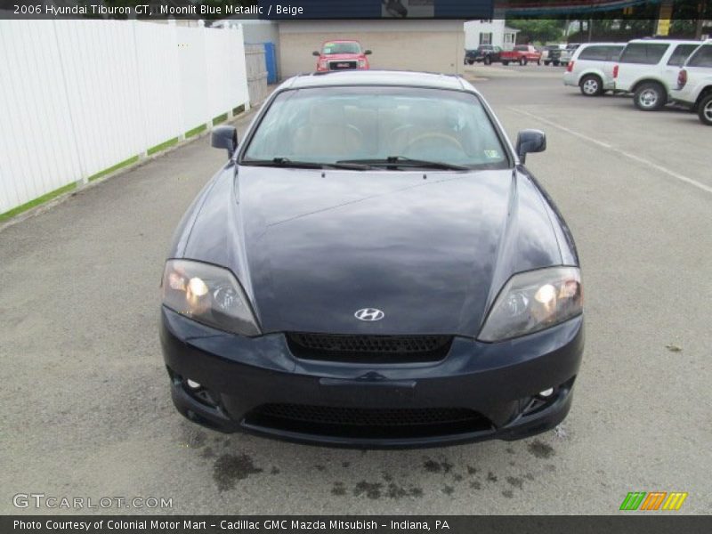 Moonlit Blue Metallic / Beige 2006 Hyundai Tiburon GT