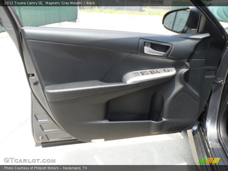 Magnetic Gray Metallic / Black 2012 Toyota Camry SE