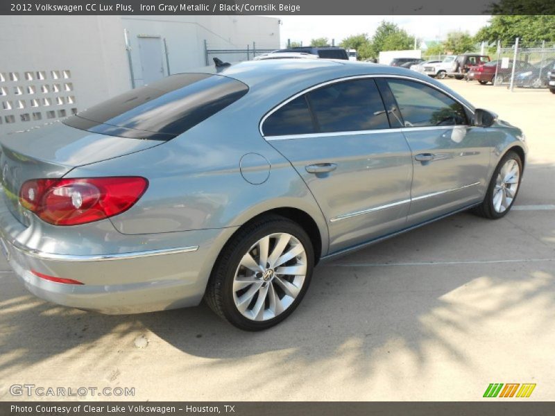 Iron Gray Metallic / Black/Cornsilk Beige 2012 Volkswagen CC Lux Plus