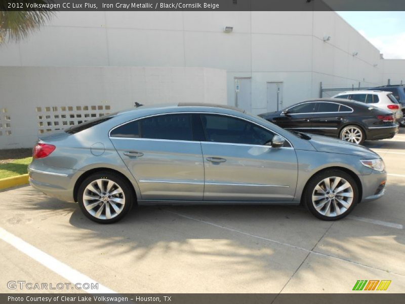 Iron Gray Metallic / Black/Cornsilk Beige 2012 Volkswagen CC Lux Plus