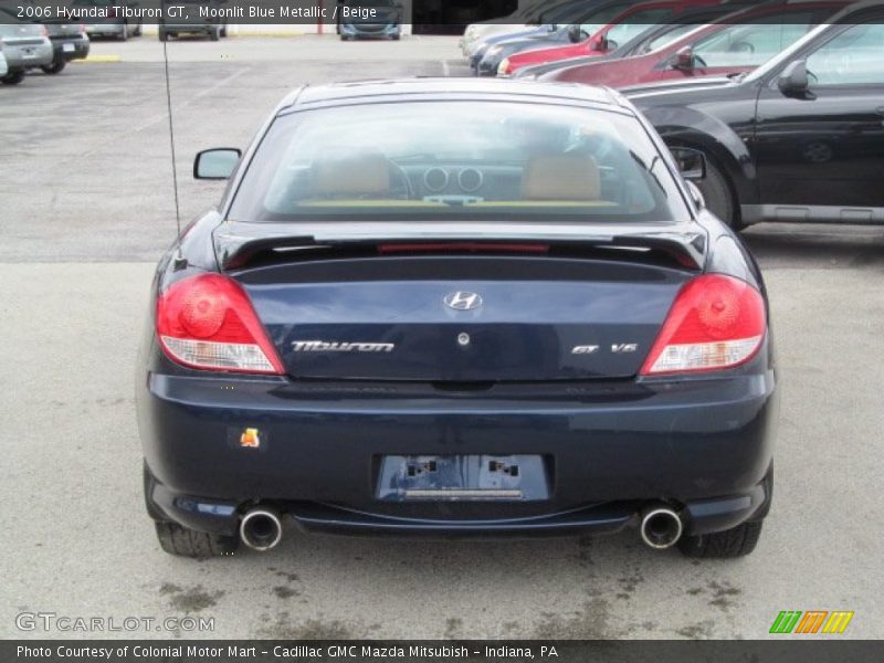 Moonlit Blue Metallic / Beige 2006 Hyundai Tiburon GT