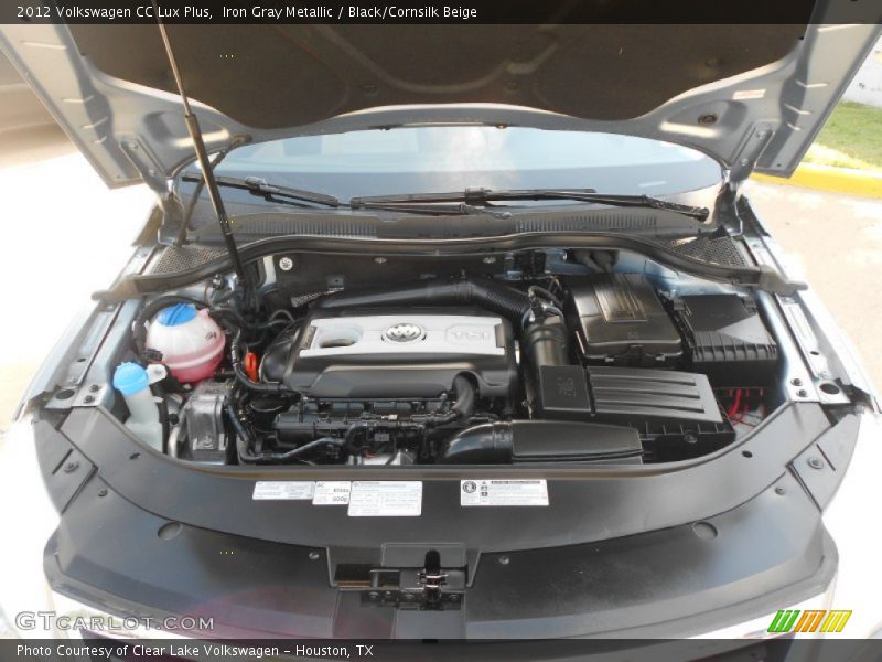 Iron Gray Metallic / Black/Cornsilk Beige 2012 Volkswagen CC Lux Plus