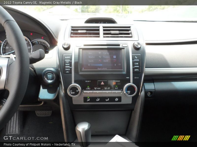 Magnetic Gray Metallic / Black 2012 Toyota Camry SE