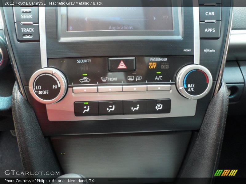 Magnetic Gray Metallic / Black 2012 Toyota Camry SE