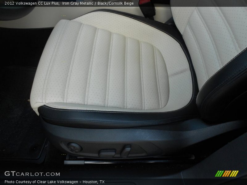 Iron Gray Metallic / Black/Cornsilk Beige 2012 Volkswagen CC Lux Plus
