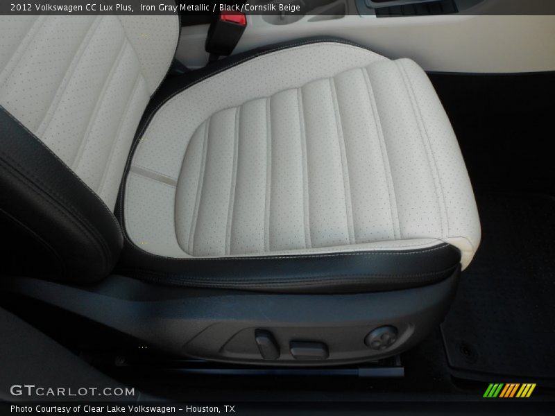 Iron Gray Metallic / Black/Cornsilk Beige 2012 Volkswagen CC Lux Plus
