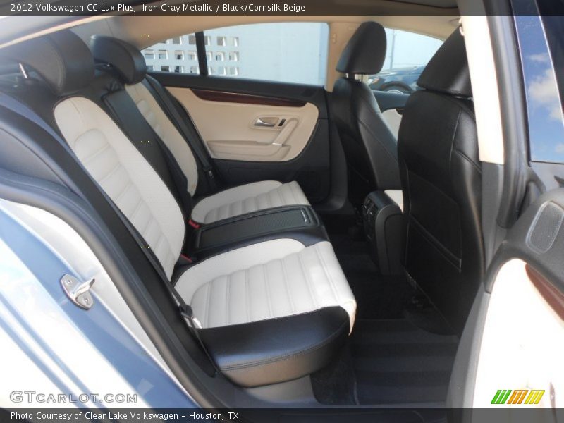 Iron Gray Metallic / Black/Cornsilk Beige 2012 Volkswagen CC Lux Plus