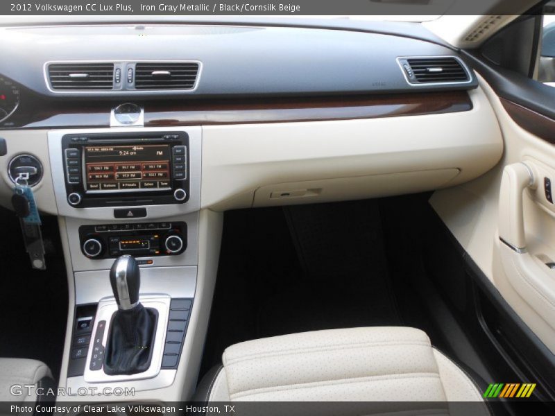 Iron Gray Metallic / Black/Cornsilk Beige 2012 Volkswagen CC Lux Plus