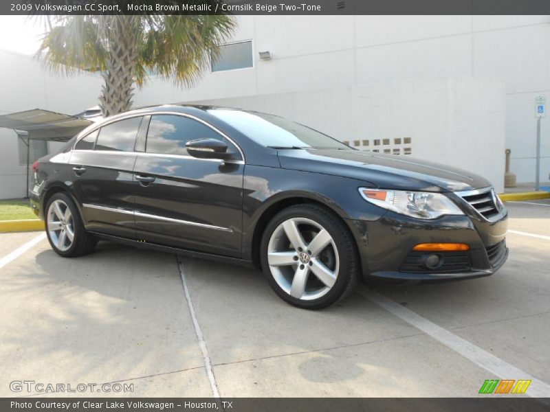 Mocha Brown Metallic / Cornsilk Beige Two-Tone 2009 Volkswagen CC Sport