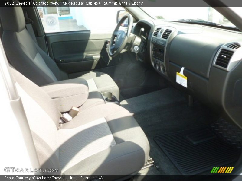 Summit White / Ebony 2012 Chevrolet Colorado Work Truck Regular Cab 4x4