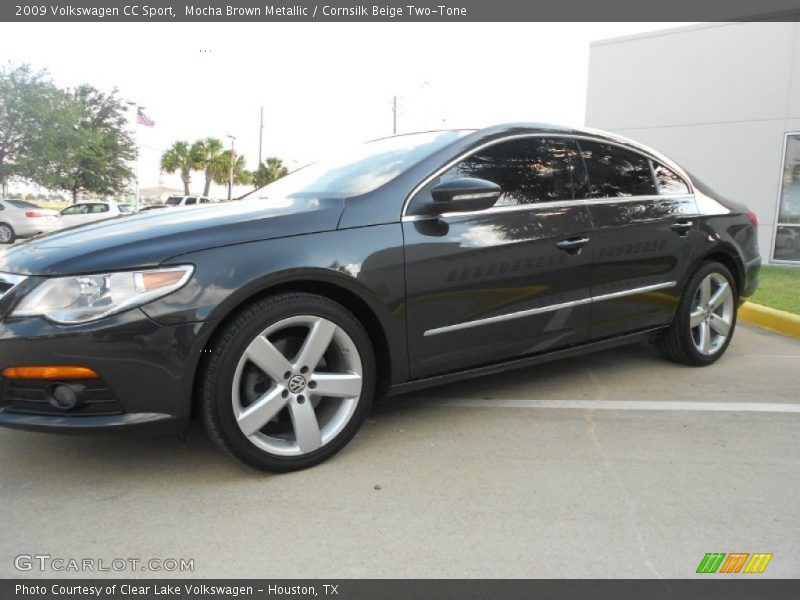 Mocha Brown Metallic / Cornsilk Beige Two-Tone 2009 Volkswagen CC Sport