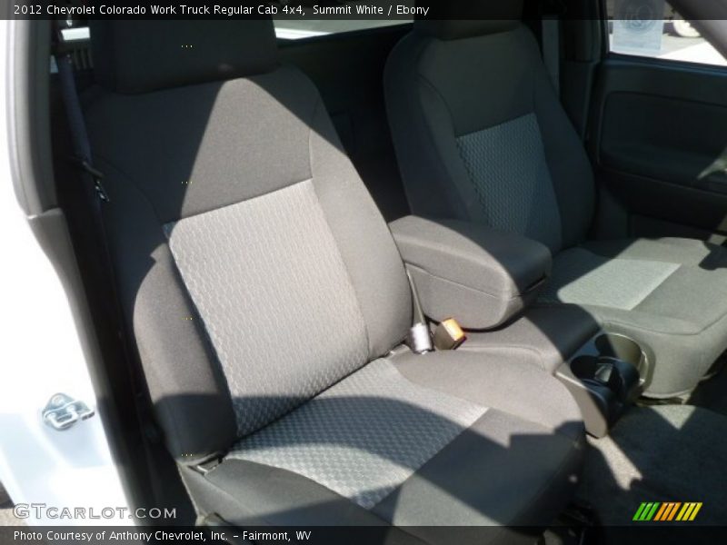 Summit White / Ebony 2012 Chevrolet Colorado Work Truck Regular Cab 4x4