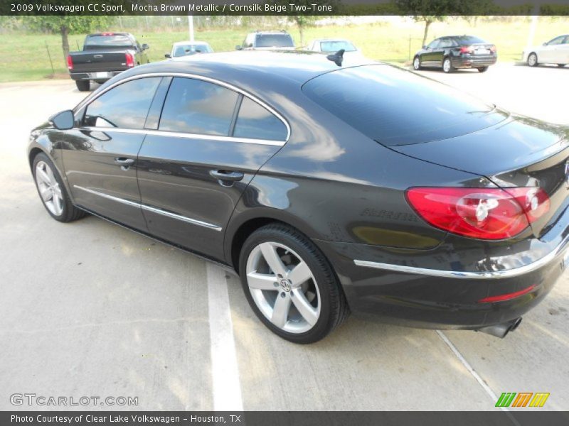 Mocha Brown Metallic / Cornsilk Beige Two-Tone 2009 Volkswagen CC Sport