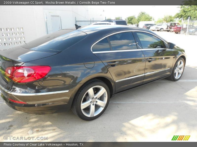 Mocha Brown Metallic / Cornsilk Beige Two-Tone 2009 Volkswagen CC Sport
