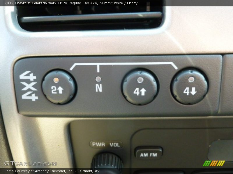Summit White / Ebony 2012 Chevrolet Colorado Work Truck Regular Cab 4x4