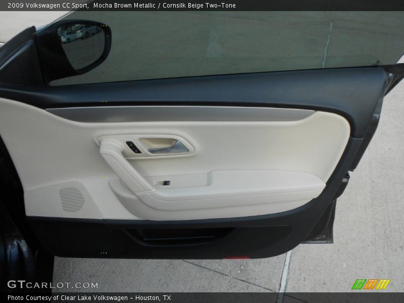 Mocha Brown Metallic / Cornsilk Beige Two-Tone 2009 Volkswagen CC Sport