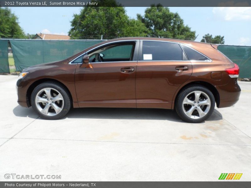  2012 Venza LE Sunset Bronze Mica