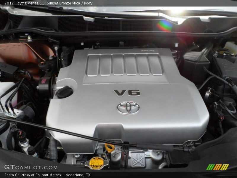  2012 Venza LE Engine - 3.5 Liter DOHC 16-Valve Dual VVT-i V6