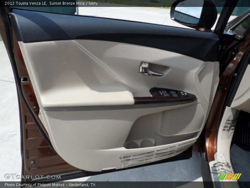 Door Panel of 2012 Venza LE