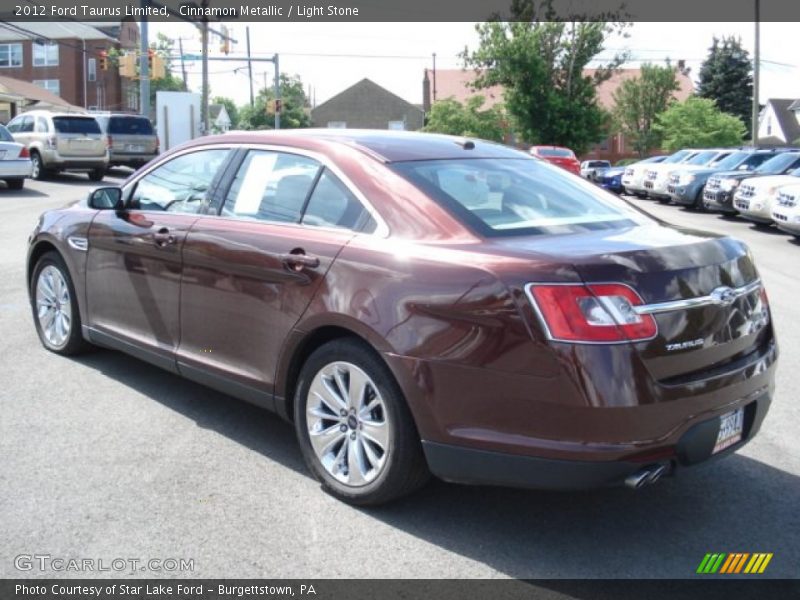 Cinnamon Metallic / Light Stone 2012 Ford Taurus Limited