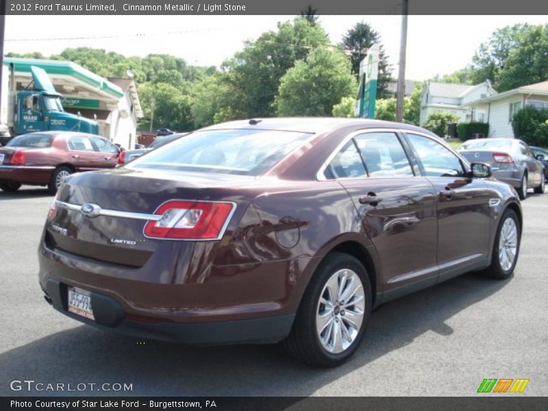 Cinnamon Metallic / Light Stone 2012 Ford Taurus Limited