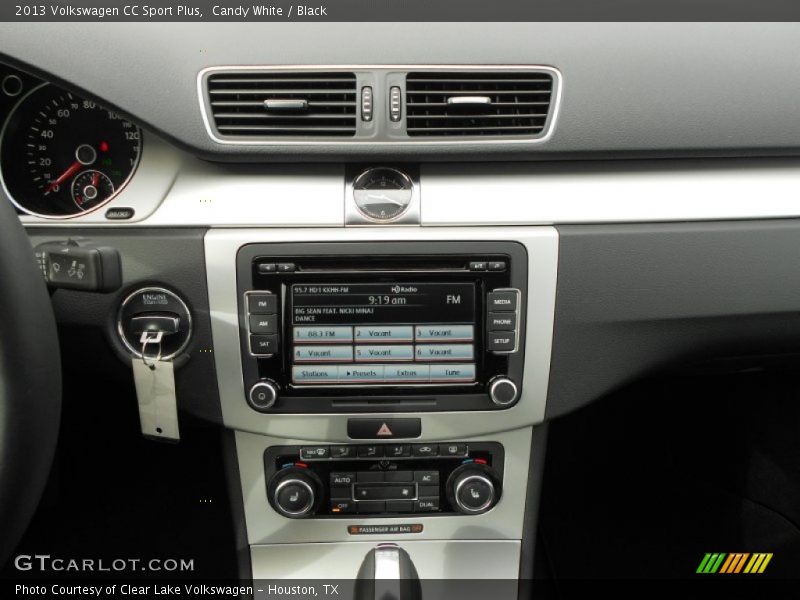 Candy White / Black 2013 Volkswagen CC Sport Plus