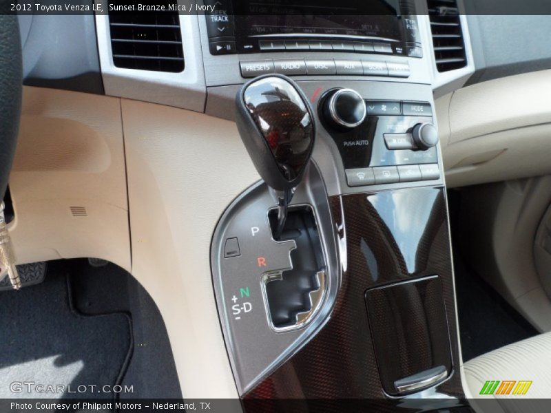  2012 Venza LE 6 Speed ECT-i Automatic Shifter