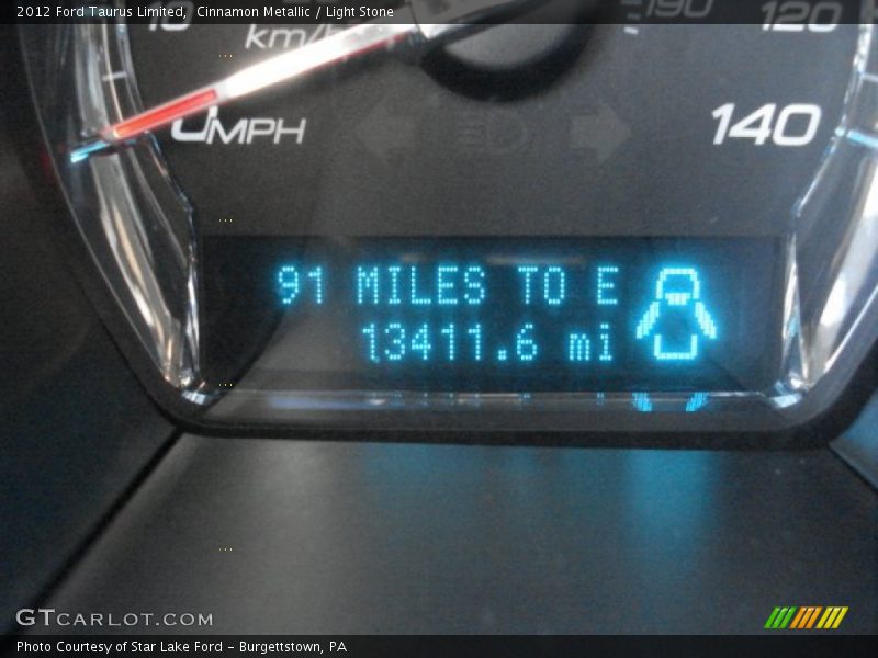 Cinnamon Metallic / Light Stone 2012 Ford Taurus Limited