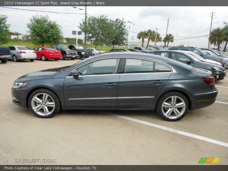 Island Gray Metallic / Black 2013 Volkswagen CC Sport Plus