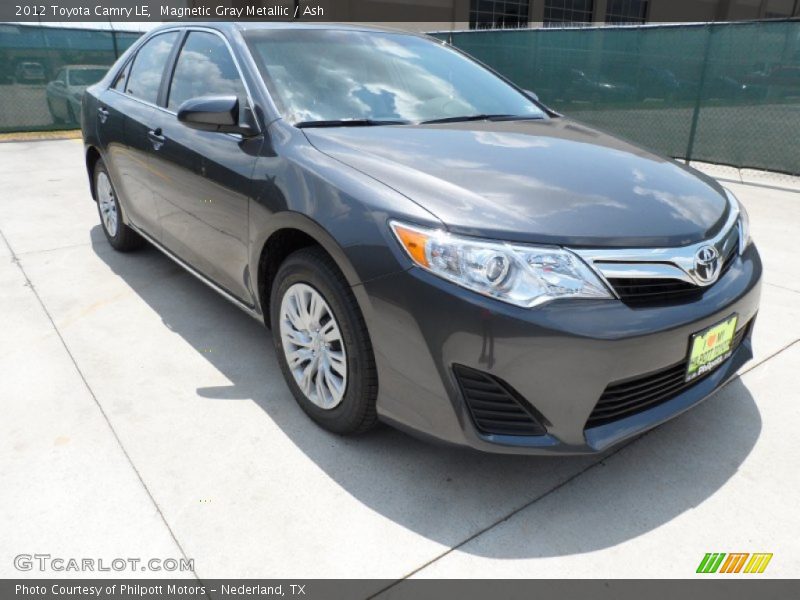 Magnetic Gray Metallic / Ash 2012 Toyota Camry LE