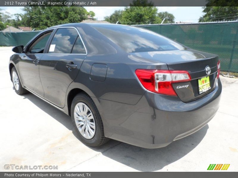 Magnetic Gray Metallic / Ash 2012 Toyota Camry LE