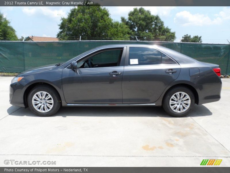 Magnetic Gray Metallic / Ash 2012 Toyota Camry LE