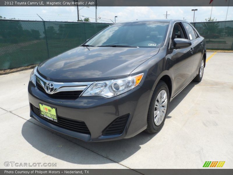 Magnetic Gray Metallic / Ash 2012 Toyota Camry LE