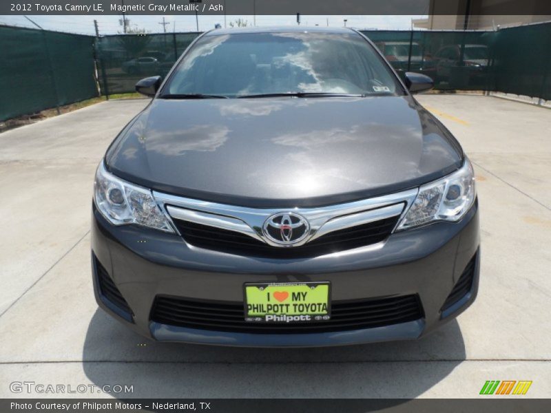 Magnetic Gray Metallic / Ash 2012 Toyota Camry LE