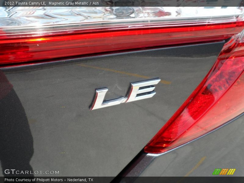Magnetic Gray Metallic / Ash 2012 Toyota Camry LE