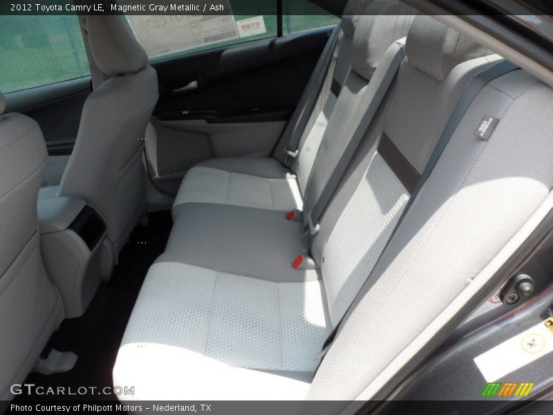 Magnetic Gray Metallic / Ash 2012 Toyota Camry LE